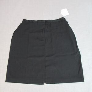 Emma James Skirt Womens Size 16 Black A Line Stretch Work Basic Classic NWT